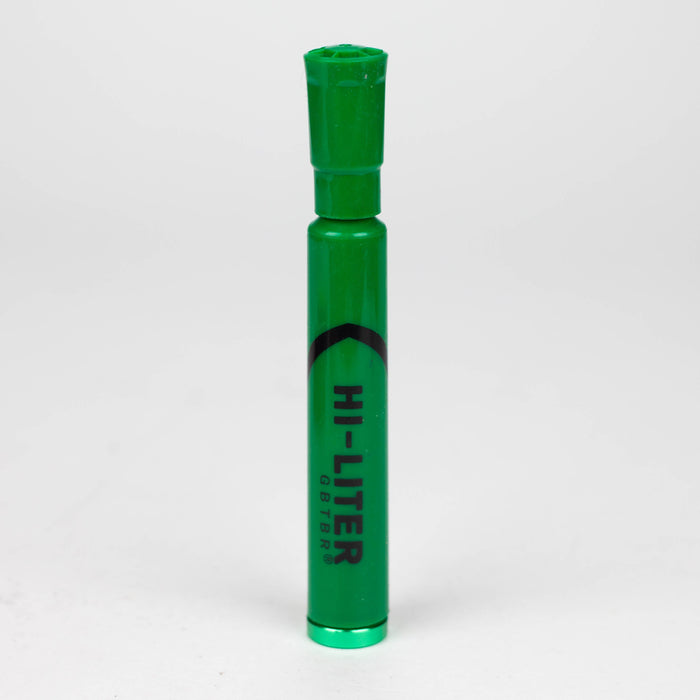 5.2" Discreet Hi Liter Marker Shape Aluminum Smoking Pipe Pack of 10 [RT-16] Metal Pipe Canadian Distributor