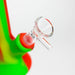5" Tricolor silicone mini beaker water bong [71-Top09] Silicone Bong Canadian Distributor