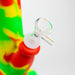 10" Straight Tube silicone bong-Assorted [TX9] Resin · Silicone · Plastic Bong Canadian Distributor