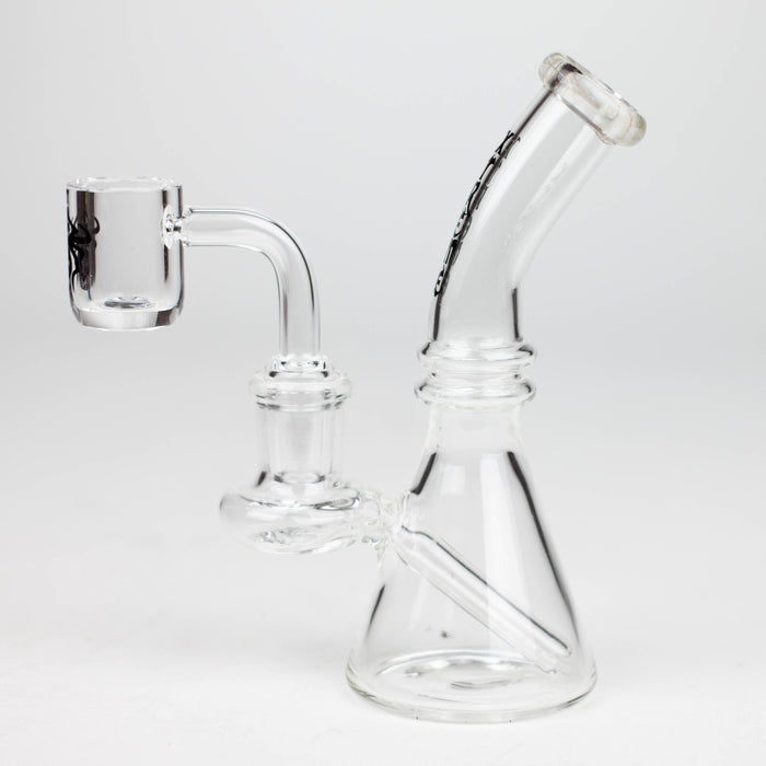 Xtreme | 5" Oil Rig with quartz banger [R002] Glass Rig Canadian Distributor