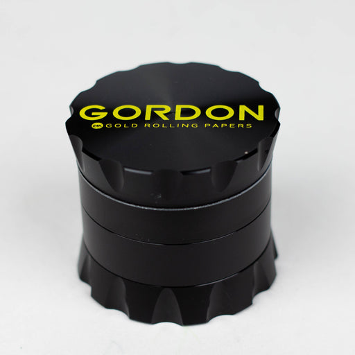 GORDON | 4 Lay Aluminum Alloy Herb Grinder Box of 6 [PH5034-Gordon] Display Pack Canadian Distributor