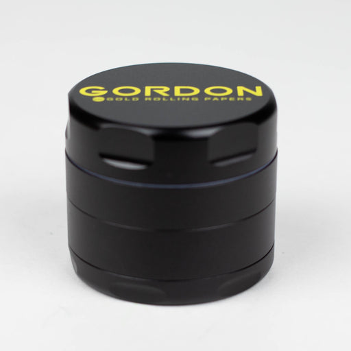 GORDON | 4 Lay Aluminum Alloy Herb Grinder Box of 6 [CNHC500-Gordon] Display Pack Canadian Distributor