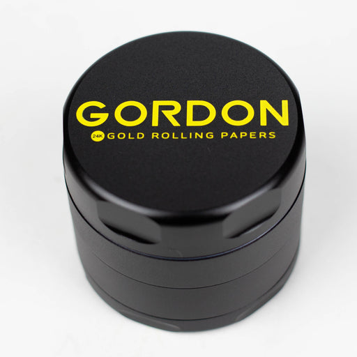 GORDON | 4 Lay Aluminum Alloy Herb Grinder Box of 6 [CNHC500-Gordon] Display Pack Canadian Distributor