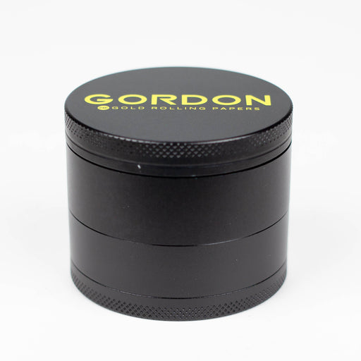 GORDON | 4 Lay Aluminum Alloy Herb Grinder Box of 6 [CNM63-4-Gordon] Display Pack Canadian Distributor