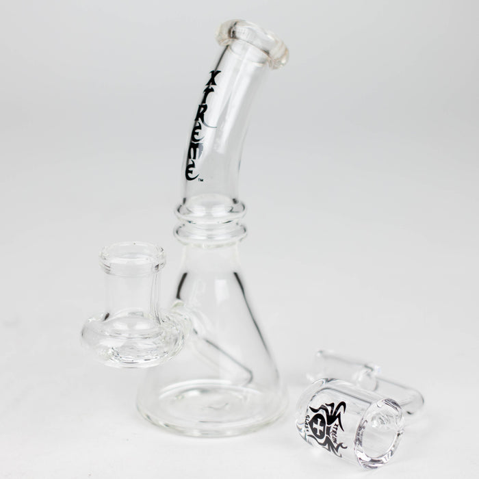 Xtreme | 5" Oil Rig with quartz banger [R002] Glass Rig Canadian Distributor