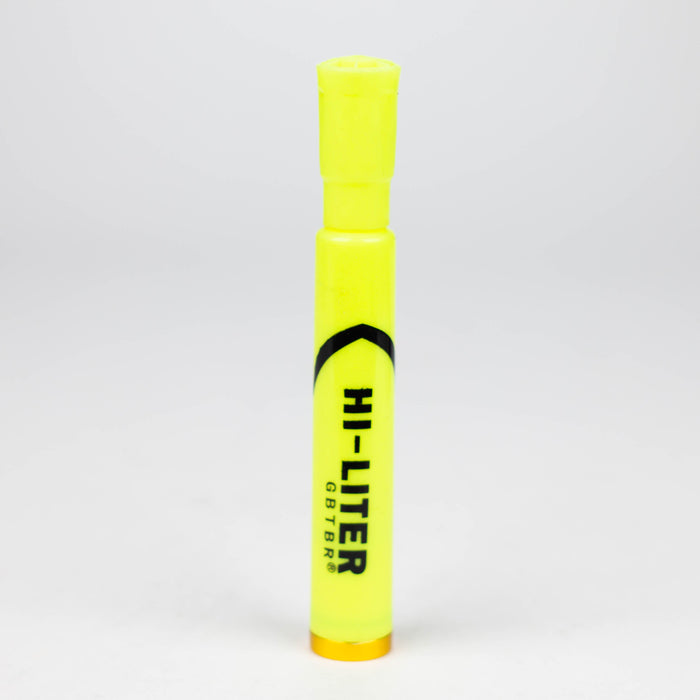 5.2" Discreet Hi Liter Marker Shape Aluminum Smoking Pipe Pack of 10 [RT-16] Metal Pipe Canadian Distributor