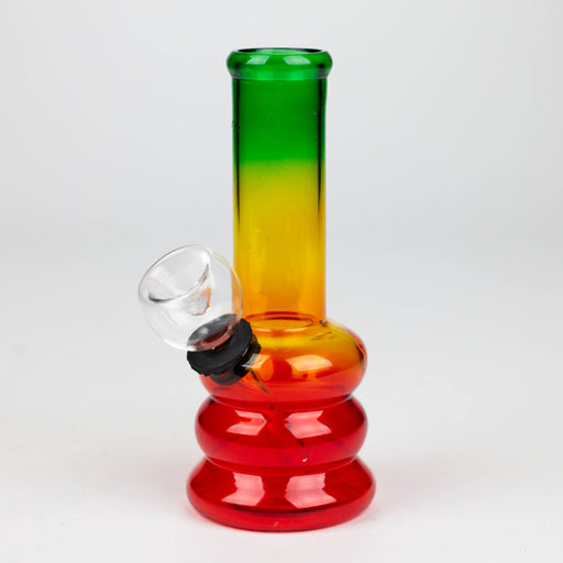 5" Rasta glass water bong [GP1864] Beaker Bong ONE GP1864BMP
