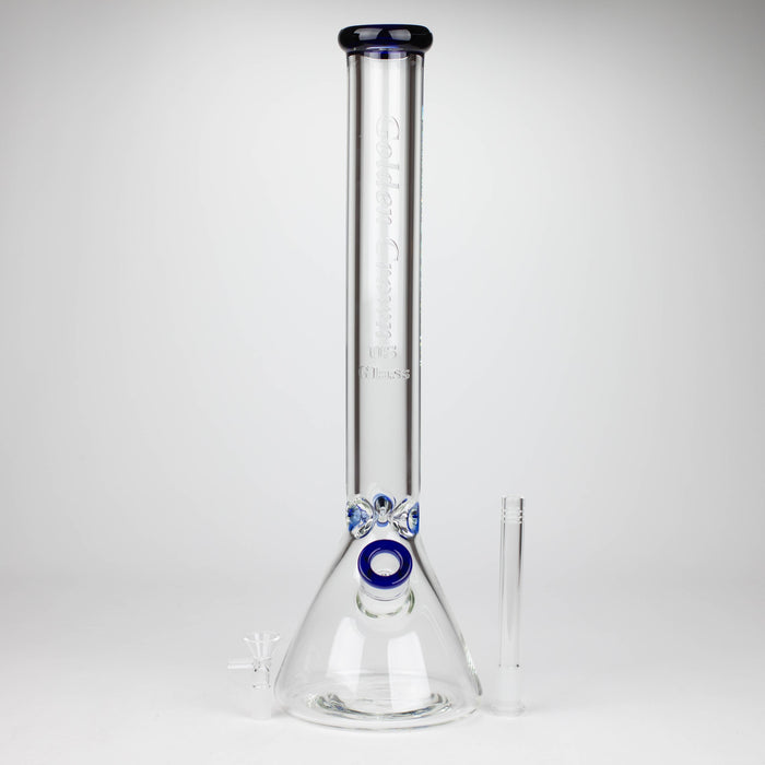 Golden Crown™ | 18 Inch 9mm Engraved Bong US Glass Glass Bong Smoke & Vape Distributor