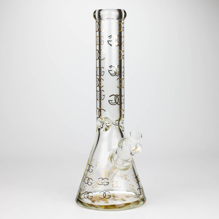Golden Crown™ | 14Inch 9mm GC bong with 24K Gold Emblem Glass Bong Smoke & Vape Distributor