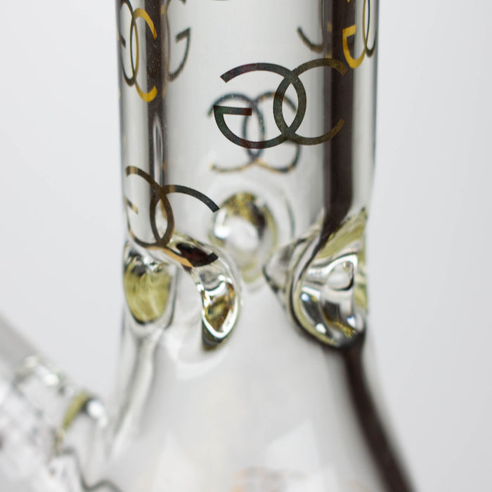 Golden Crown™ | 14Inch 9mm GC bong with 24K Gold Emblem Glass Bong Smoke & Vape Distributor