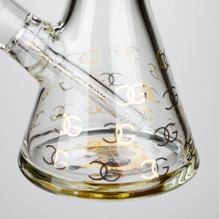Golden Crown™ | 14Inch 9mm GC bong with 24K Gold Emblem Glass Bong Smoke & Vape Distributor