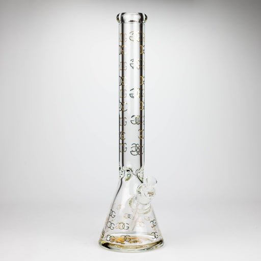 Golden Crown™ | 18 Inch 9mm GC with 24K Gold Emblem Glass Bong Smoke & Vape Distributor