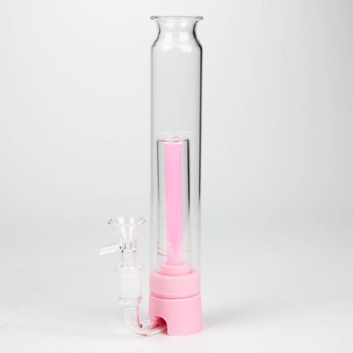 Rukioo® | 9" Bird Bong with Banger and Herb Bowl [LQN0014] Resin · Silicone · Plastic Bong Canadian Distributor Pink