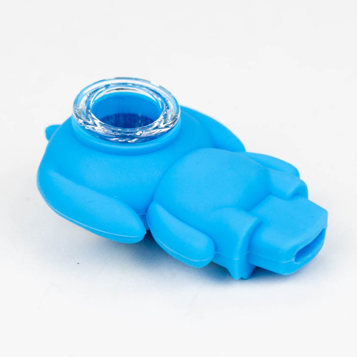 3" Long-eared monster pipe-Assorted [H302] Silicone Pipe YHS Smoke