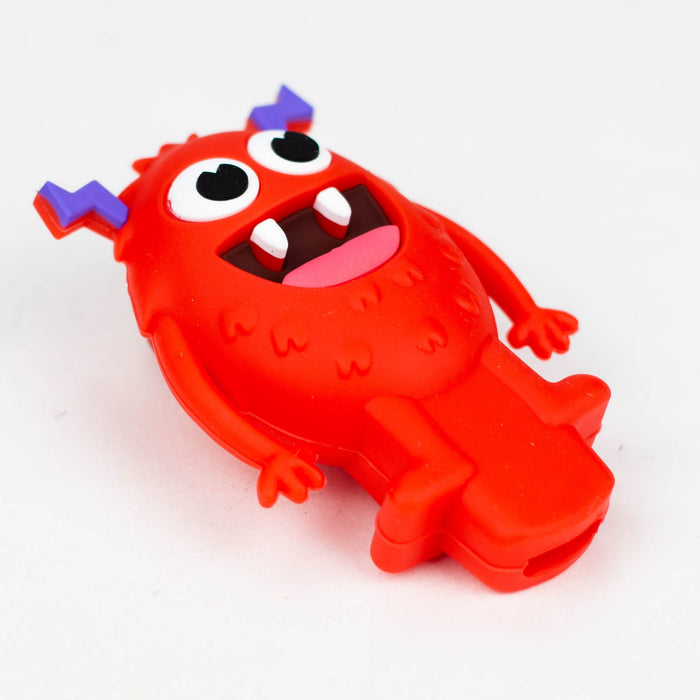 3" Fluffy's Pipe-Assorted [H300] Silicone Pipe YHS Smoke