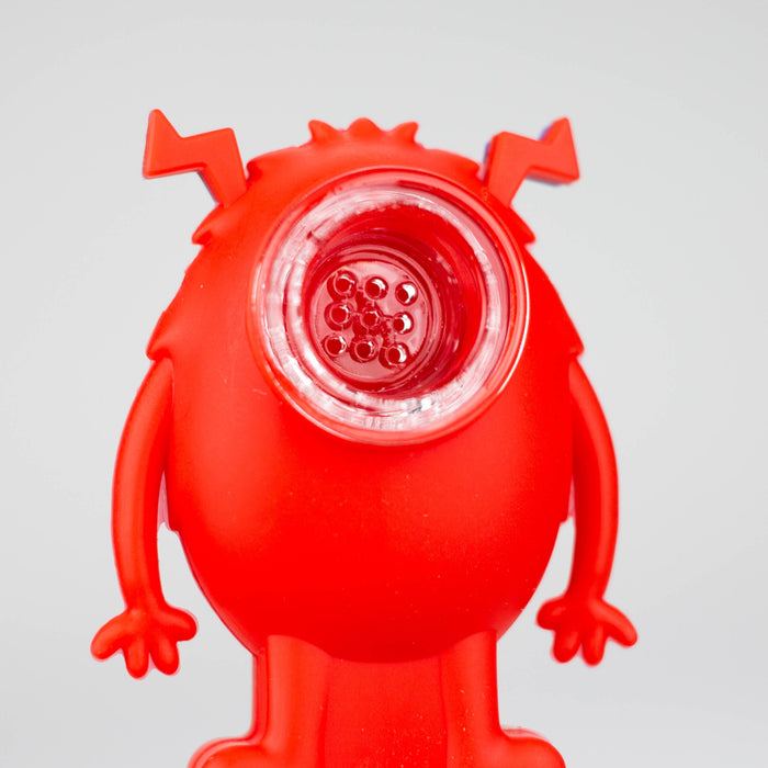 3" Fluffy's Pipe-Assorted [H300] Silicone Pipe YHS Smoke