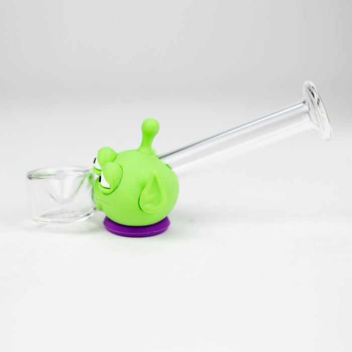 4" Alien Glass hand pipe [YS-805] Silicone Pipe JJ Distribution
