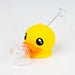 4" Duck Glass hand pipe-Assorted [H360] Silicone Pipe YHS Smoke