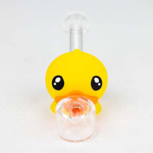 4" Duck Glass hand pipe [YS-142] Silicone Pipe JJ Distribution