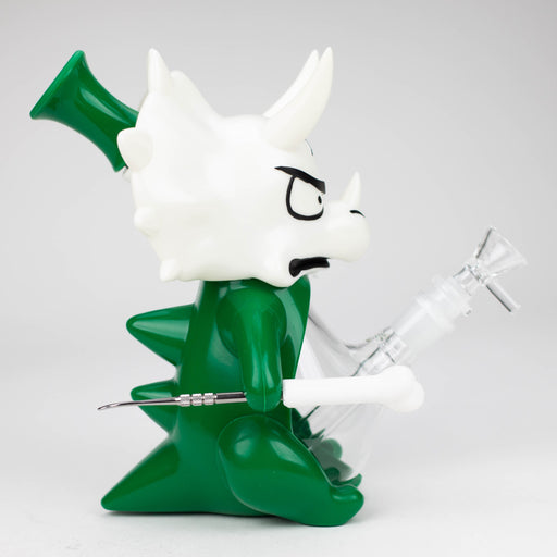 9" Tricerapots water pipe-Assorted [H379] Resin · Silicone · Plastic Bong YHS Smoke