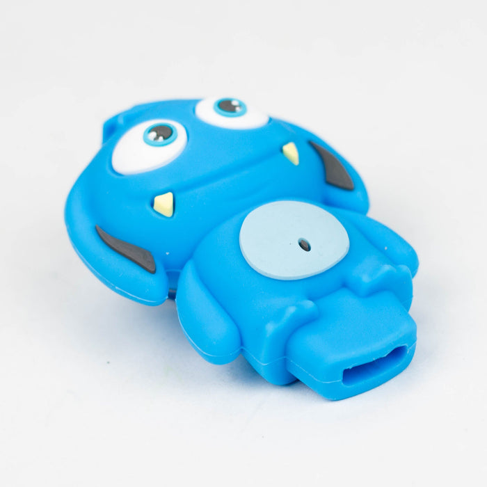 3" Long-eared monster pipe-Assorted [H302] Silicone Pipe YHS Smoke