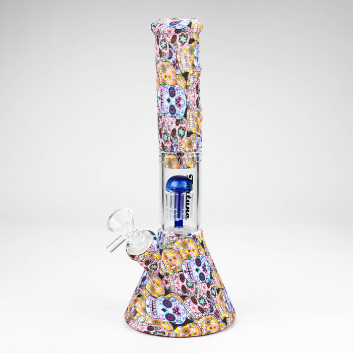 Fortune | 10-½" Tree Perc Silicone Beaker Resin · Silicone · Plastic Bong Super Supplys Inc