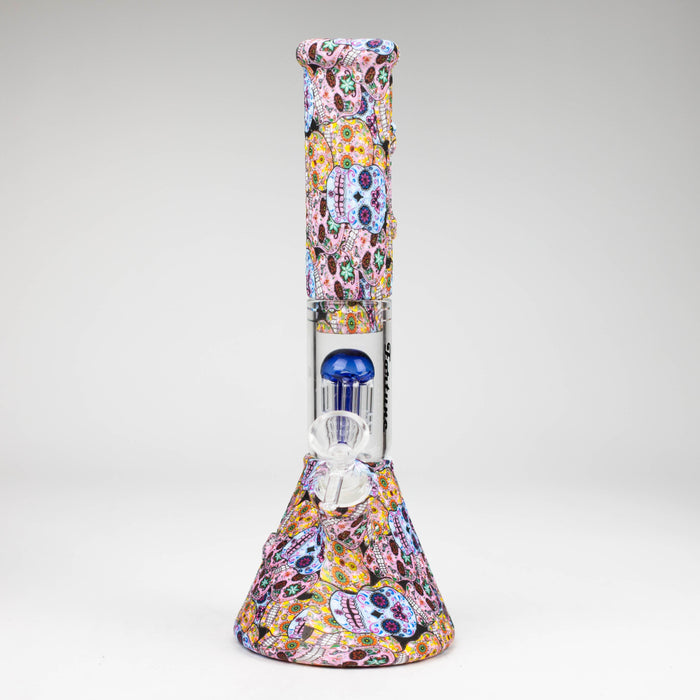 Fortune | 10-½" Tree Perc Silicone Beaker Resin · Silicone · Plastic Bong Super Supplys Inc