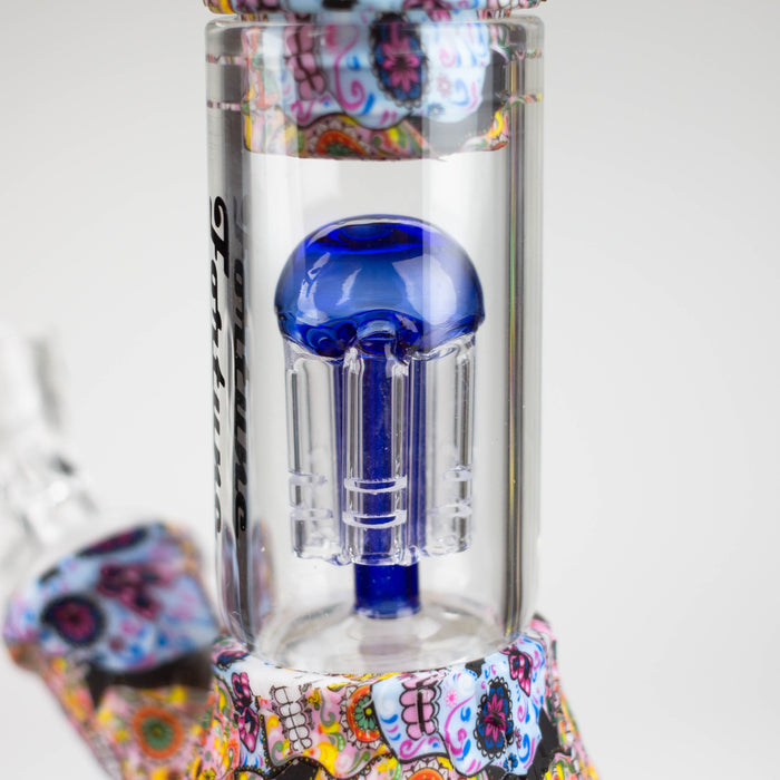 Fortune | 10-½" Tree Perc Silicone Beaker Resin · Silicone · Plastic Bong Super Supplys Inc