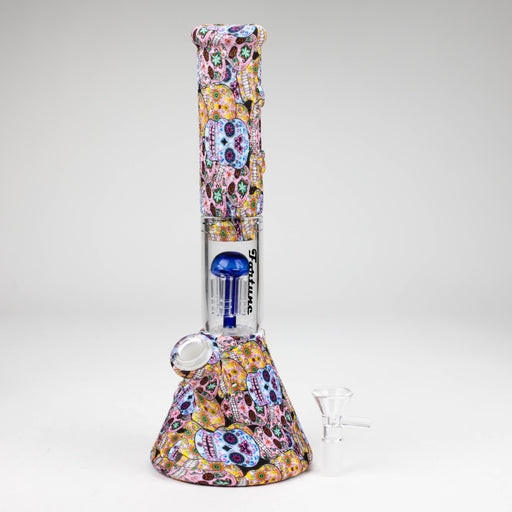 Fortune | 10-½" Tree Perc Silicone Beaker Resin · Silicone · Plastic Bong Super Supplys Inc