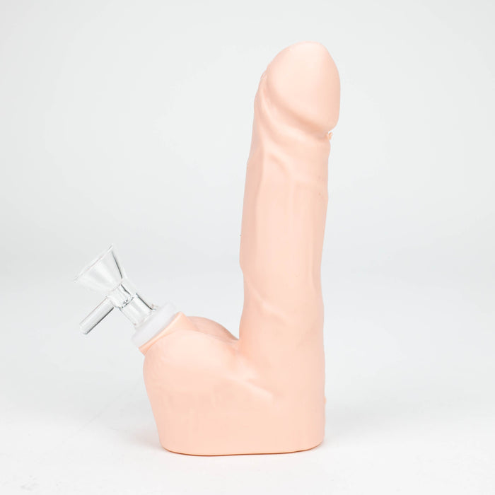 7" Silicone Penis Shape Bong-Assorte[155B]