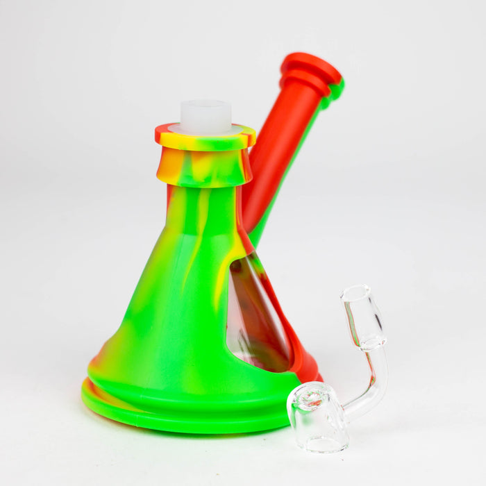 6" Silicone+Glass Rig-Assorted [175B]
