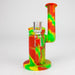 7.5" Silicone Rig with foldable mouthpiece-Assorted [127B] Resin · Silicone Rig Purple Haze Smoke Inc