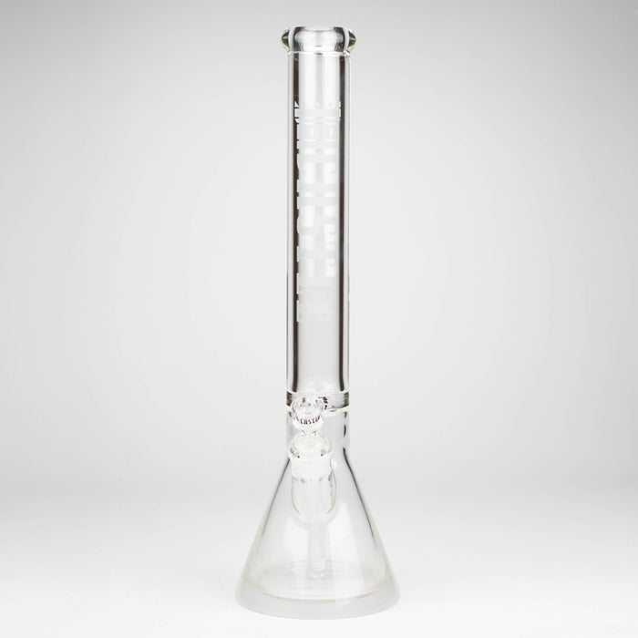 Castle Glassworks | 18" Etched Logo Beaker Bong [CE-101] Glass Bong Castle Glassworks