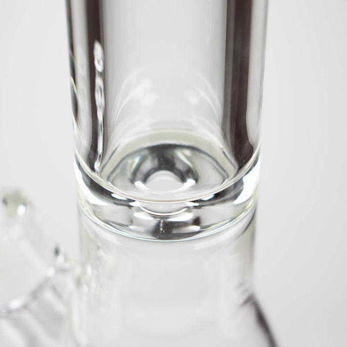 Castle Glassworks | 18" Etched Logo Beaker Bong [CE-101] Glass Bong Castle Glassworks