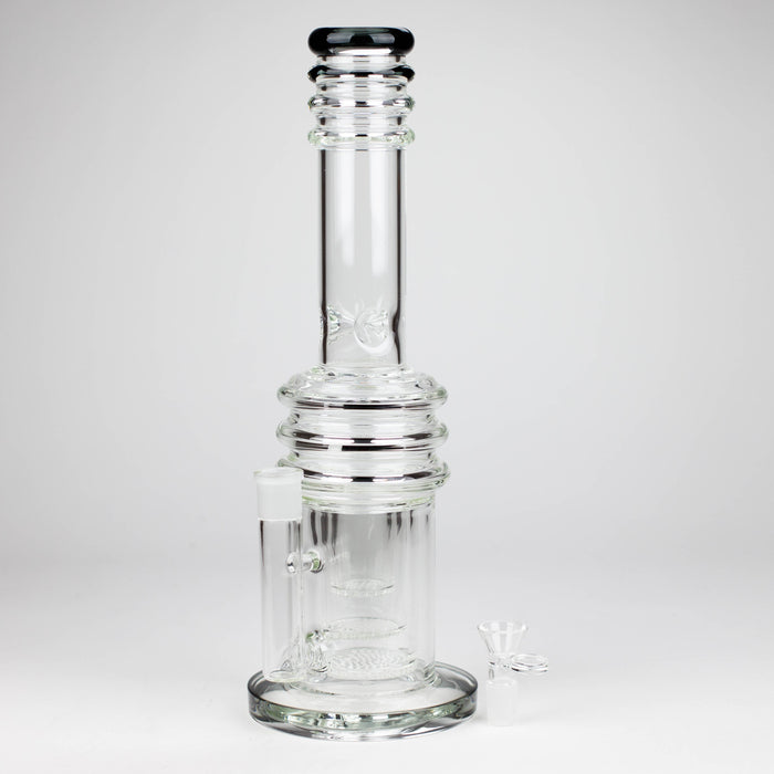 16" Triple layered honeycomb Bong [Bong 004] Glass Bong Super Supplys Inc