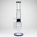 Fortune | 18" Straight Glass Bong [Bong 005] Glass Bong Super Supplys Inc Blue