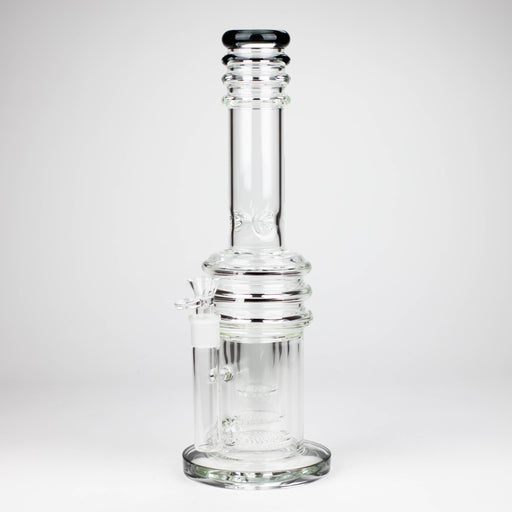 16" Triple layered honeycomb Bong [Bong 004] Glass Bong Super Supplys Inc T-Black