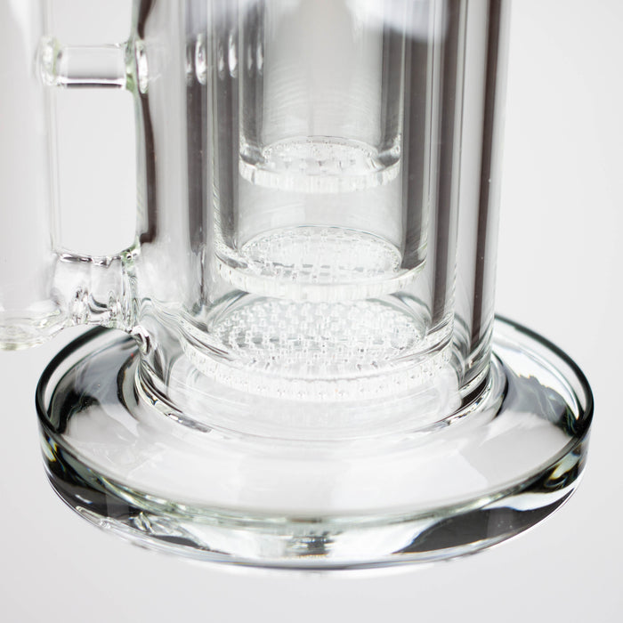 16" Triple layered honeycomb Bong [Bong 004] Glass Bong Super Supplys Inc