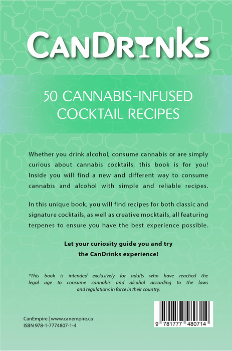 CANEMPIRE | CanDrinks: Cocktails & Cannabis Book Book CanEmpire