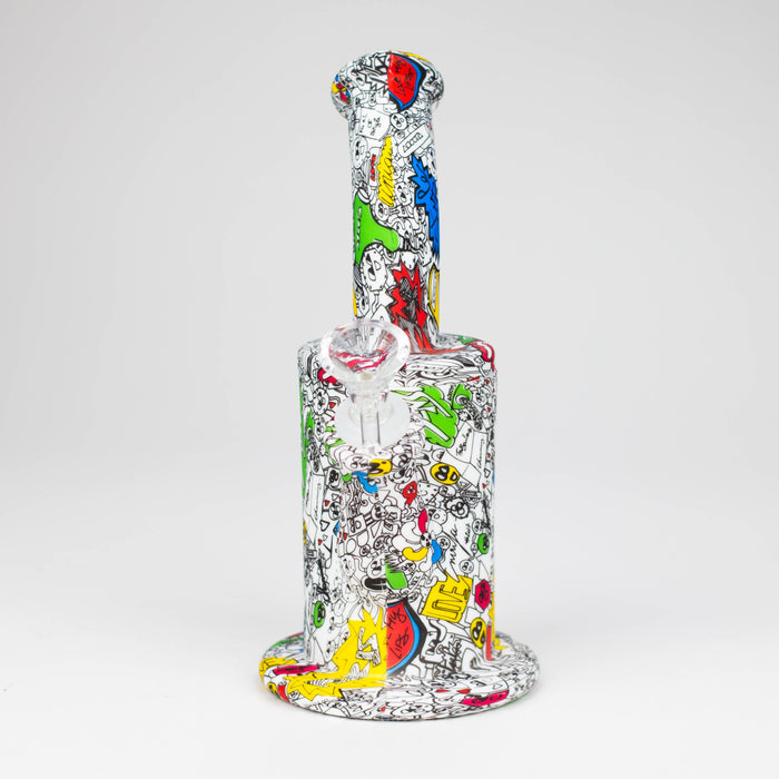 Fortune | 8.5" Detachable Silicone Bong [SP1009P] Resin · Silicone · Plastic Bong Super Supplys Inc