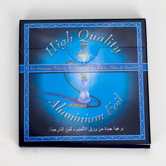 Zebra Smoke | Hookah Foil 100 Sheets Pack (Pre-Poked Foil) Cap · Dabber · Insert · Clip · Nail Jatiimports LLC Small (12x12cm)