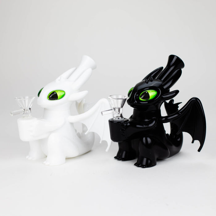 5.5" Dragon Silicone Water Pipe -Assorted [H239] Resin · Silicone · Plastic Bong YHS Smoke