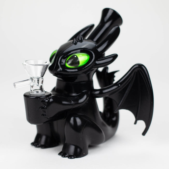 5.5" Black Dragon Water Pipe [YS-237] Resin · Silicone · Plastic Bong JJ Distribution