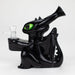 5.5" Black Dragon Water Pipe [YS-237] Resin · Silicone · Plastic Bong JJ Distribution