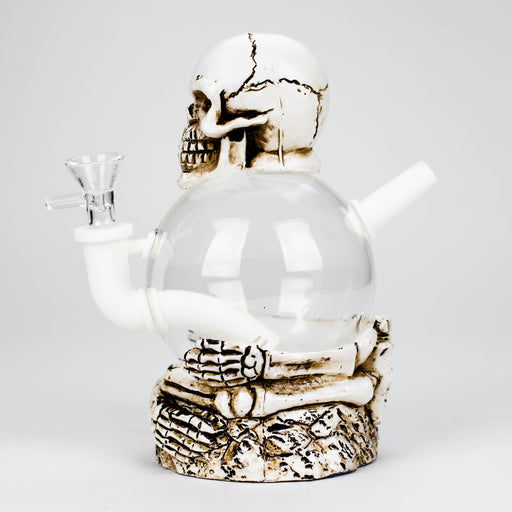 7.5'' Resin Skull Ball Water pipe [H325] Resin · Silicone · Plastic Bong YHS Smoke