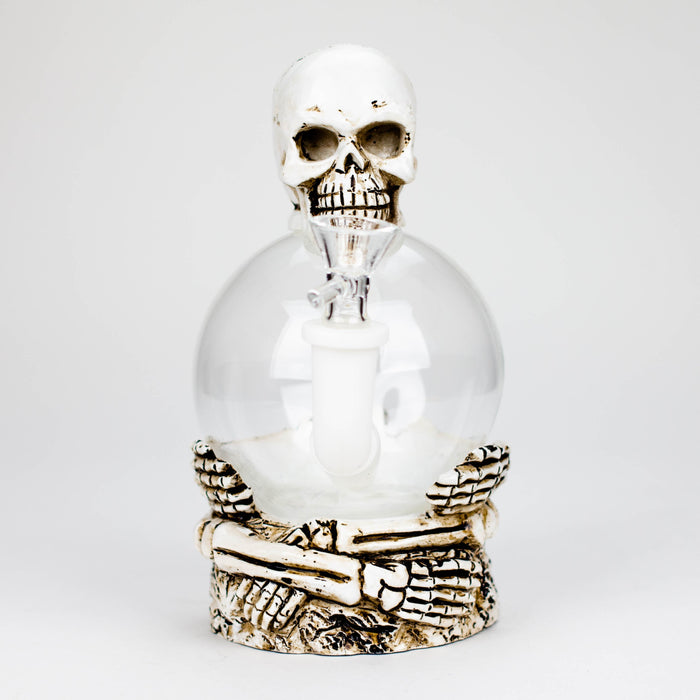 7.5" Resin Skull Ball Water pipe Resin · Silicone · Plastic Bong JJ Distribution