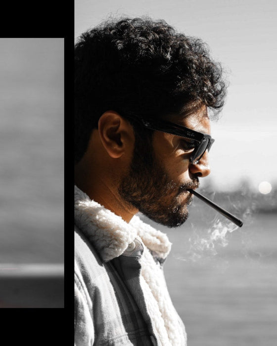 Premium black rolling paper 1 - 1/4" Size Mace products