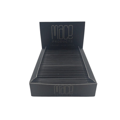 Premium black rolling paper 1 - 1/4" Size Mace products