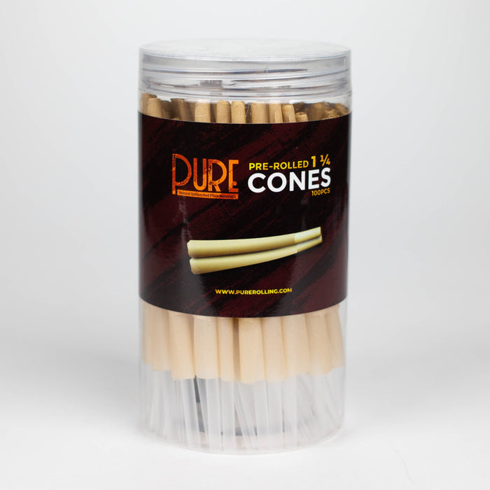 PURE | 1-1/4" Pre-Rolled Cones Pack of 100 Pre-rolled Cone (Bulk / Tower) 420 Paradise