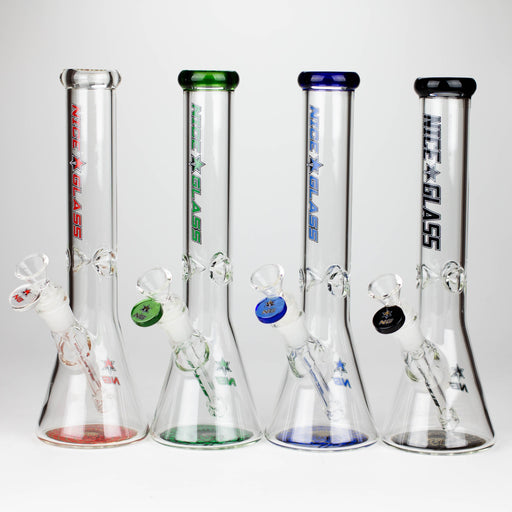 NG | 11" Slim Beaker with Bottom Design [YN1127] Glass Bong High-End Brands Glass